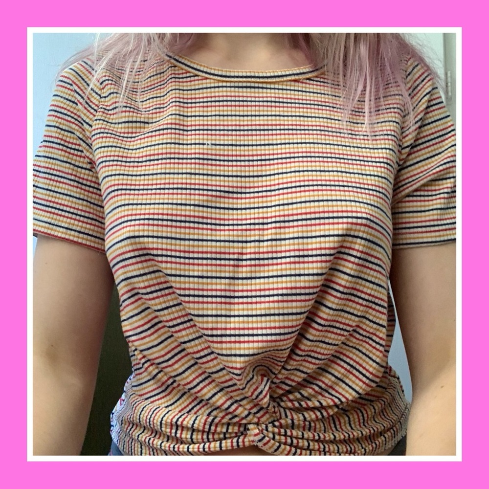 Stripped crop top